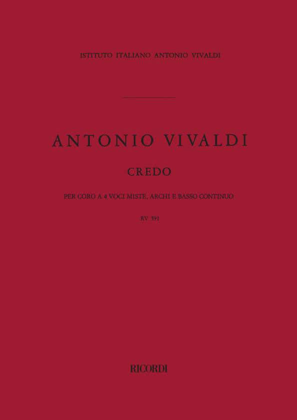 RICORDI VIVALDI CREDO - SATB