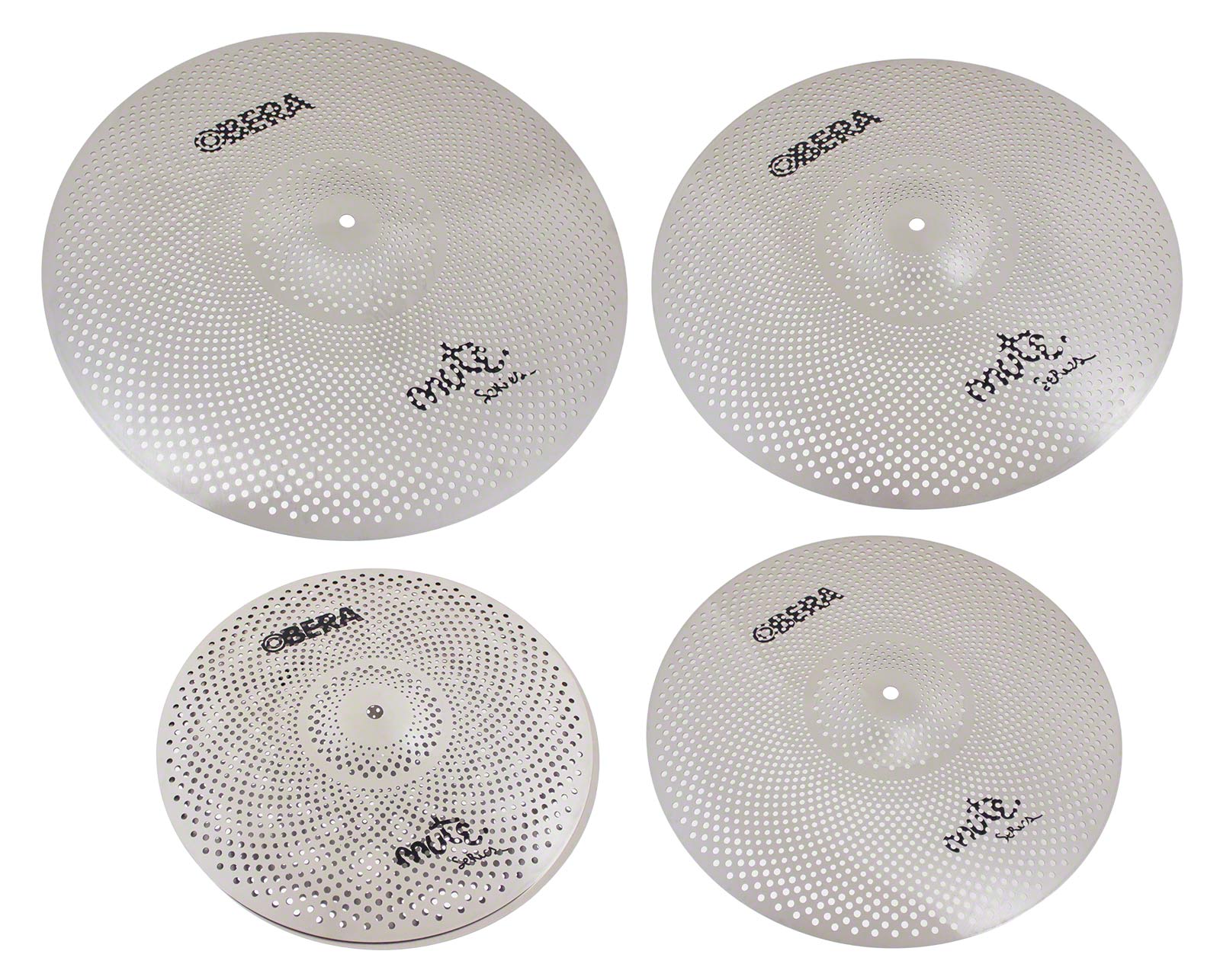 OBERA CYMBALS MUTE 4X SILENT CYMBALS SET - 14