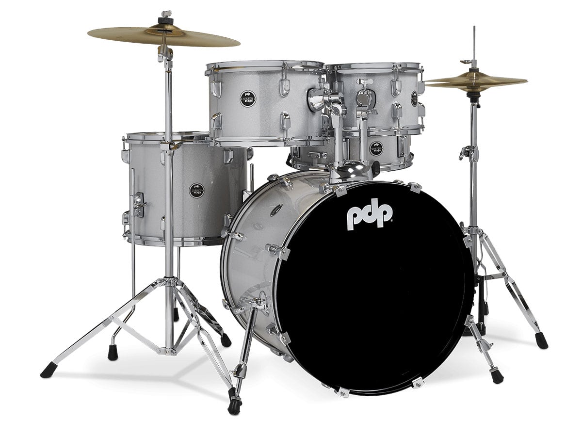 PDP BY DW E-DRUMSETS CENTERSTAGE DIAMOND WHITE SPARKLE PDCE2015KTDW