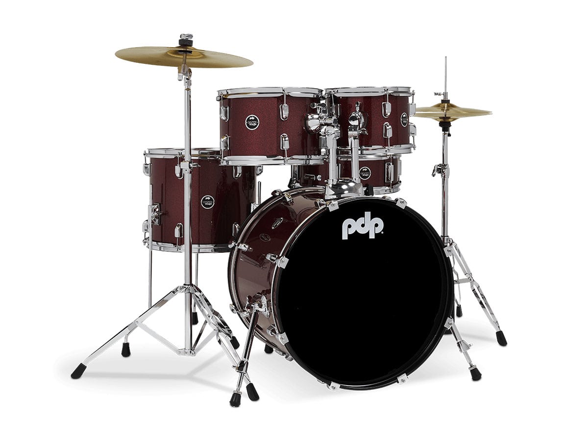 PDP BY DW E-DRUMSETS CENTERSTAGE RED SPARKLE PDCE2015KTRR