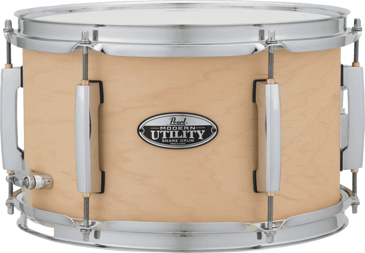 PEARL DRUMS MUS1270M-224 SNARE DRUM MODERN UTILITY - MATTE NATURAL - 12 X 7