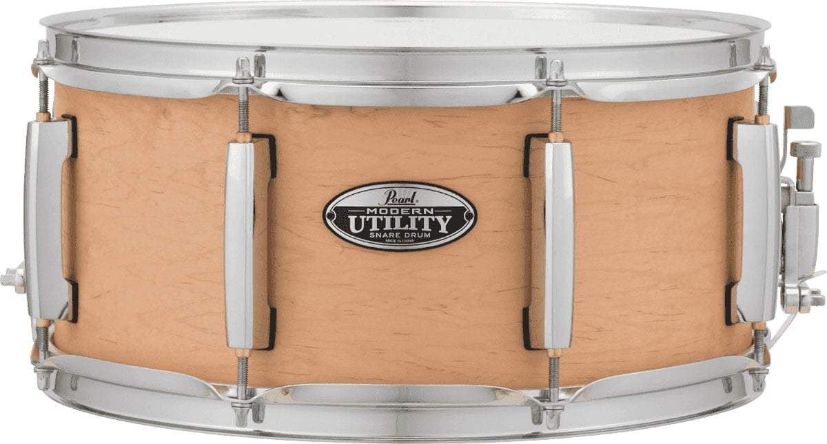 PEARL DRUMS MUS1465M-224 SNARE DRUM MODERN UTILITY - MATTE NATURAL - 14 X 6,5