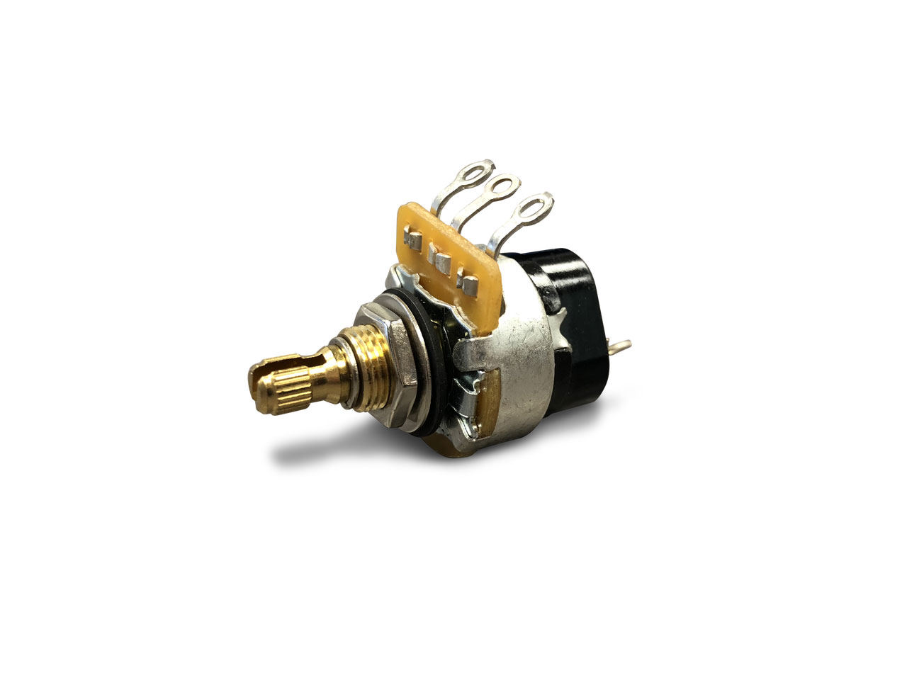 GIBSON ACCESSORIES PARTS 500K OHM AUDIO TAPER POTENTIOMETER LONG SHAFT