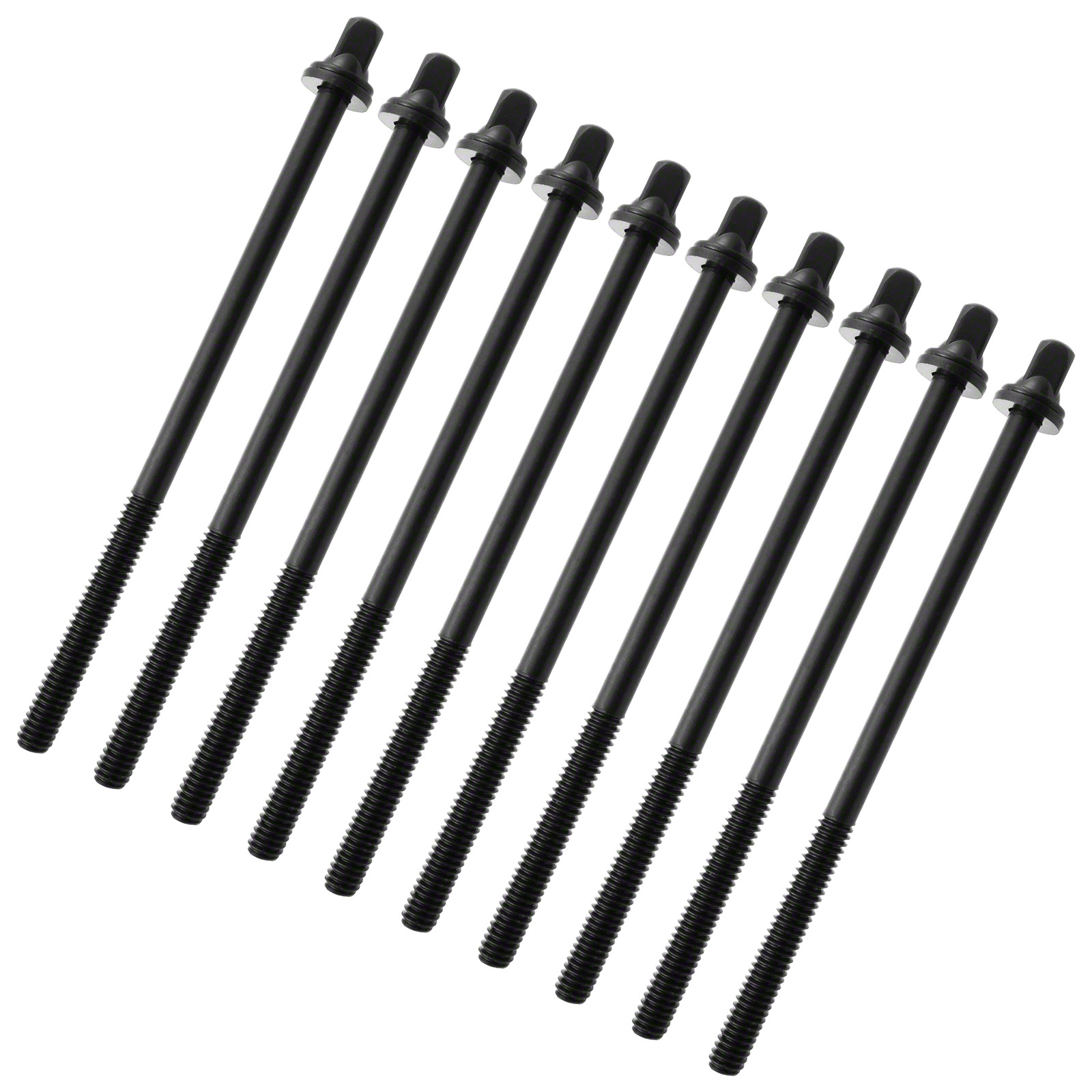 SPAREDRUM TRC-102W-BK - 102MM TENSION ROD BLACK WITH WASHER - 7/32
