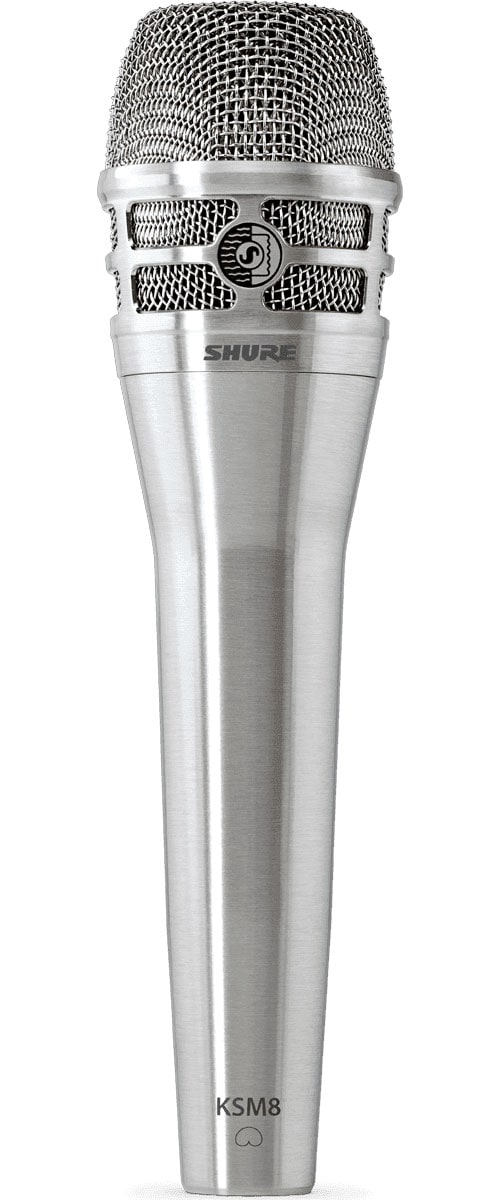 SHURE DUALDYNE DYNAMIC MICROPHONE SILVER