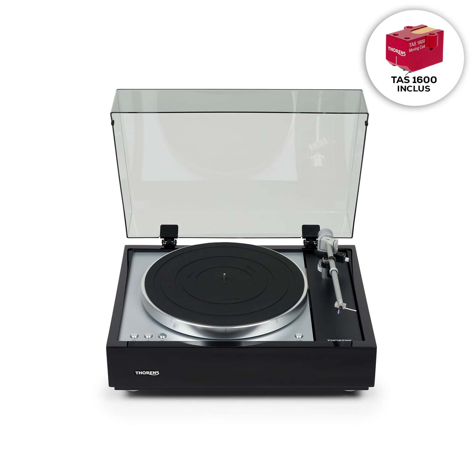 THORENS TD 1601 BLACK INCLUDED TAS 1600