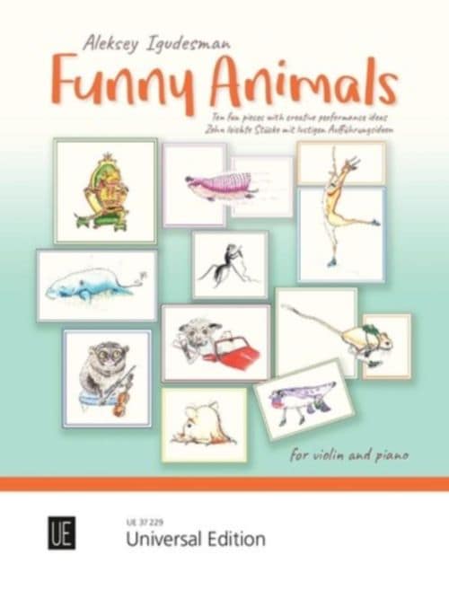 UNIVERSAL EDITION IGUDESMAN A. - FUNNY ANIMALS - VIOLON & PIANO