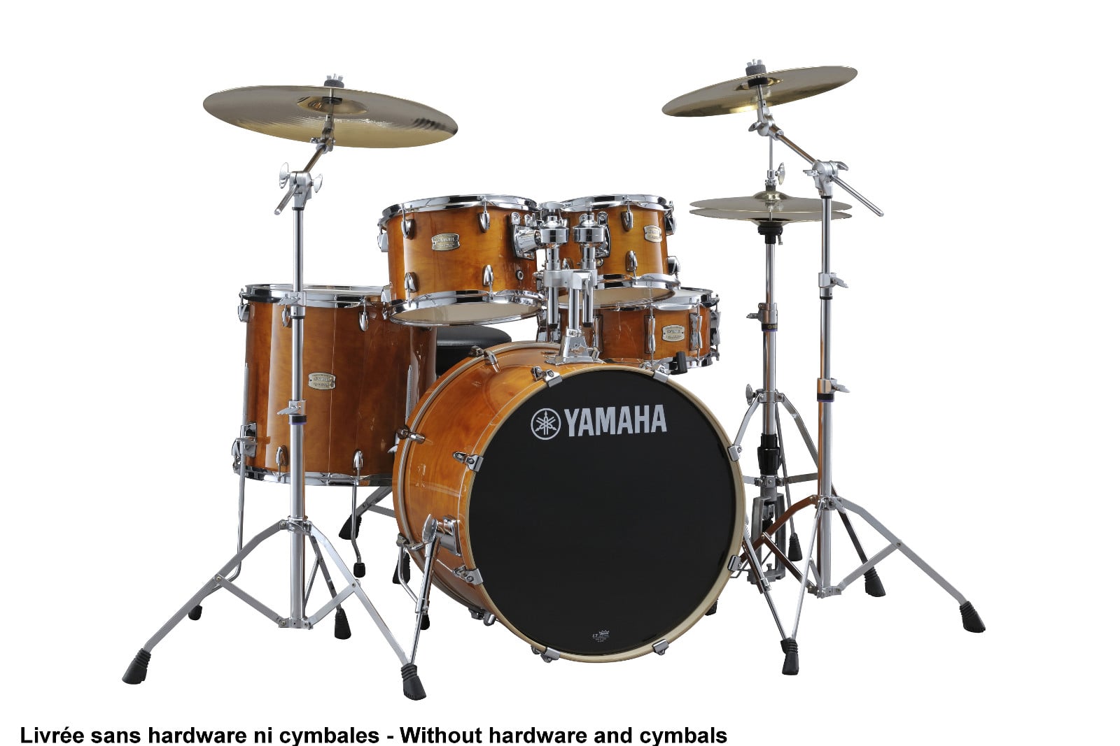 YAMAHA STAGE CUSTOM BIRCH - STANDARD - HONEY AMBER (ZONDER HARDWARE)