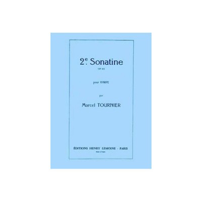 LEMOINE TOURNIER MARCEL - SONATINE N°2 OP.45 - HARPE