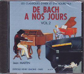 VAN DE VELDE HERVE C. / POUILLARD J. - DE BACH À NOS JOURS VOL.2 - PIANO - CD SEUL
