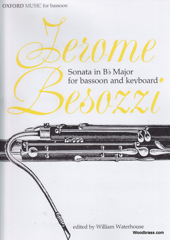 OXFORD UNIVERSITY PRESS BESOZZI J. - SONATA IN B FLAT MAJOR - BASSON ET PIANO