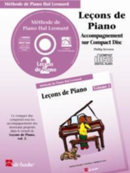 DEHASKE CD SEUL - LECONS DE PIANO VOL. 2