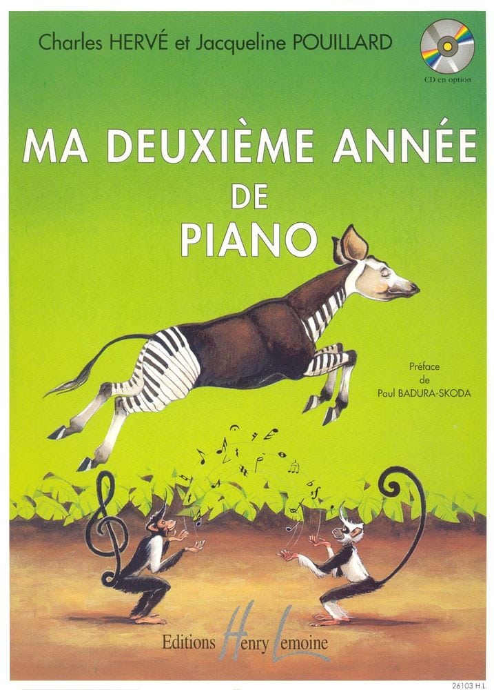 LEMOINE HERVE C. / POUILLARD J. - MA 2EME ANNEE DE PIANO - PIANO