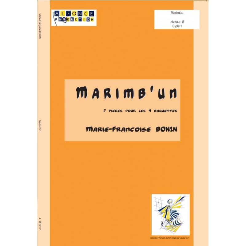 ALFONCE PRODUCTION BONIN MARIE-FRANCOISE - MARIMB'UN