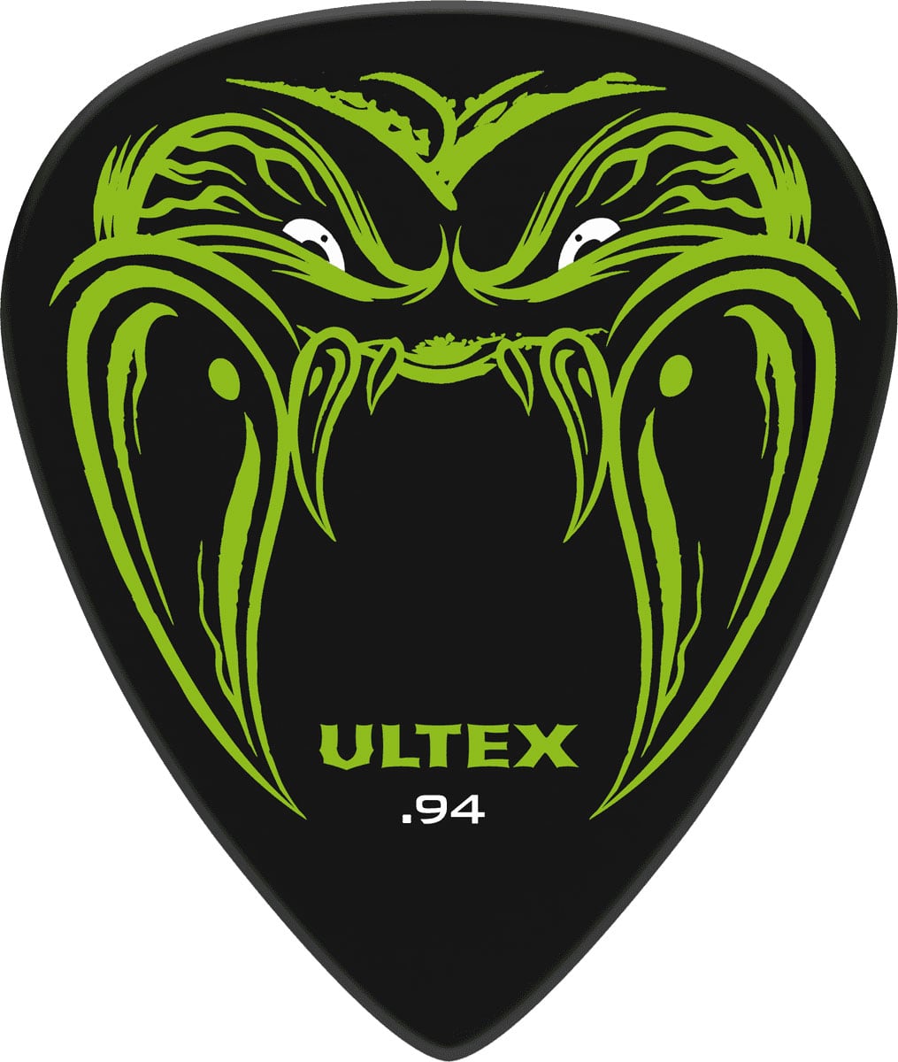 JIM DUNLOP ULTEX MEDIATORS HETFIELD'S BLACK FANG , 0.94MM 36 PACK