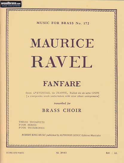 LEDUC RAVEL M./KING - FANFARE - CONDUCTEUR ET PARTIES 