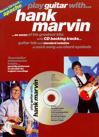 MUSIC SALES MARVIN HANK - PLAY GUITAR WITH + CD - GUITAR TAB