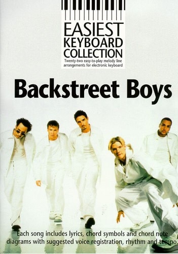 WISE PUBLICATIONS BACKSTREET BOYS - TWENTY-TWO EASY-TO-PLAY - MELODY LINE, LYRICS AND CHORDS
