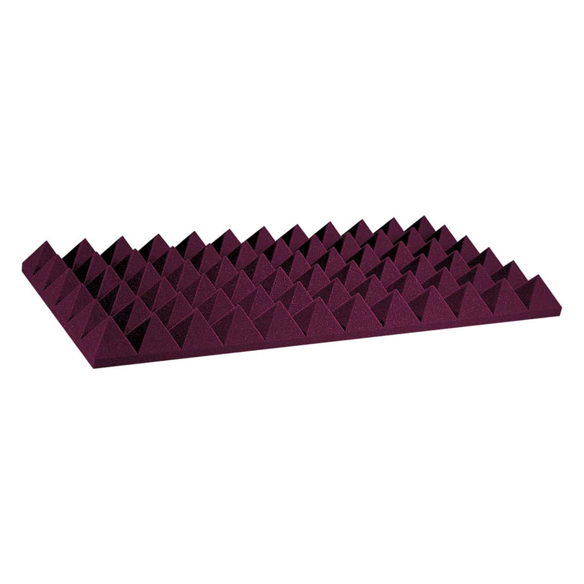 AURALEX STUDIOFOAM PYRAMID BURGUNDY (SET OF 6)