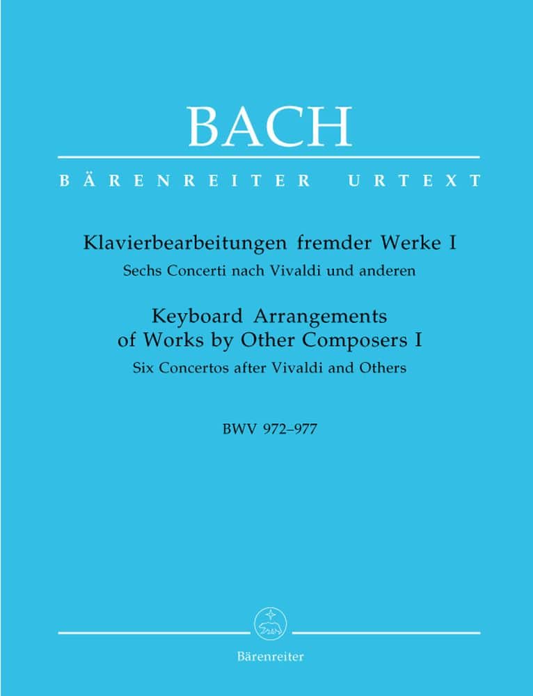 BARENREITER BACH J.S - KEYBOARD ARRANGEMENTS OF WORKS BY OTHERS COMPOSERS I : 6 CONCERTOS VIVALDI