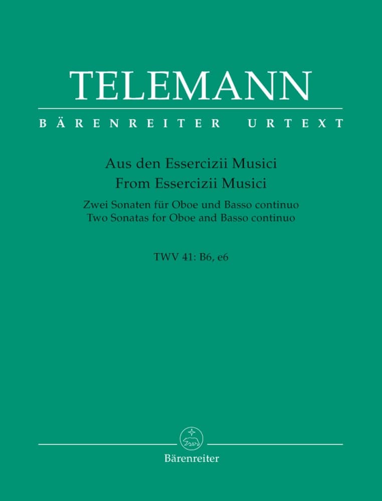 BARENREITER TELEMANN G. PH. - TWO SONATAS - VIOLON ET BC