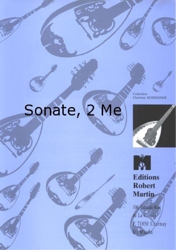 ROBERT MARTIN BARBELLA - SONATE, 2 MANDOLINES