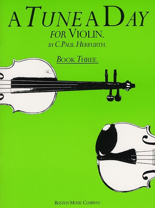 BOSWORTH A TUNE A DAY FOR VIOLIN BOOK THREE - VIOLIN