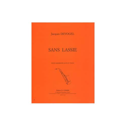 COMBRE DEVOGEL JACQUES - SANS LASSIE - SAXOPHONE MIB OU CLARINETTE SIB ET PIANO