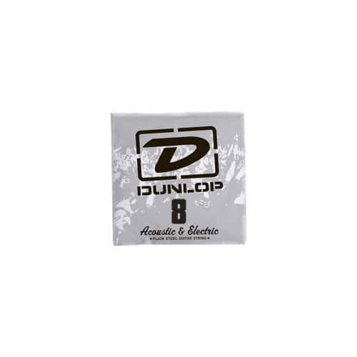 JIM DUNLOP ELECTRIC STRINGS NICKEL PLATED STEEL UNIT SOLID STEEL 008