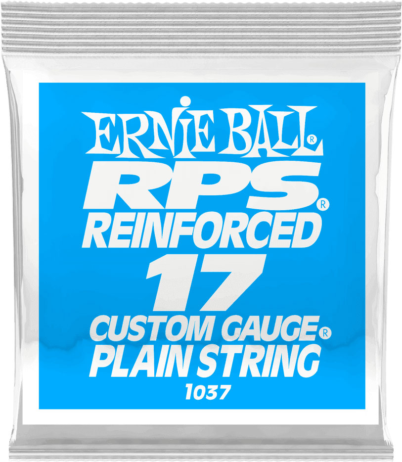 ERNIE BALL .017 RPS REINFORCED PLAIN ELECTRIC GUITAR STRINGS