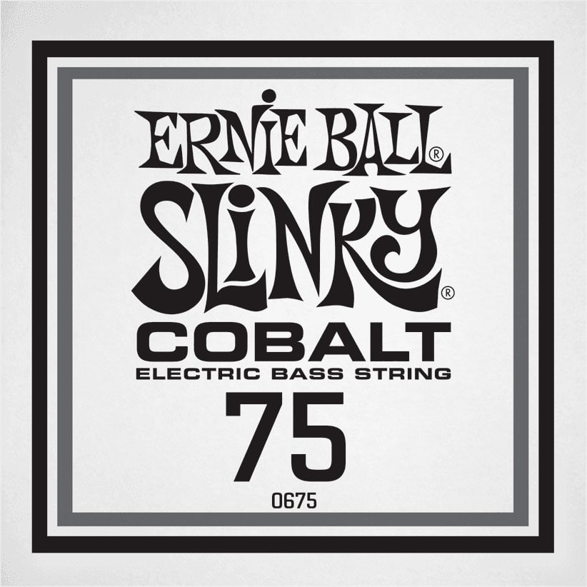 ERNIE BALL .075 COBALT WOUND ELECTRIC BASS STRING SINGLE