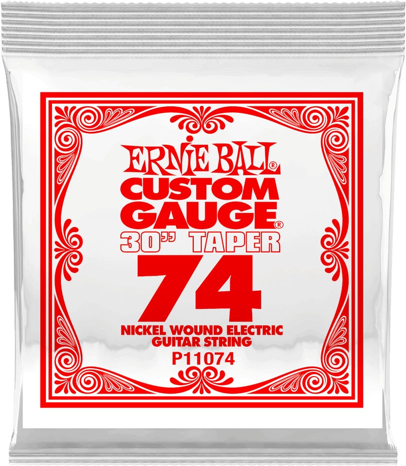 ERNIE BALL .074 LONG SCALE NICKEL WOUND ELECTRIC GUITAR STRINGS