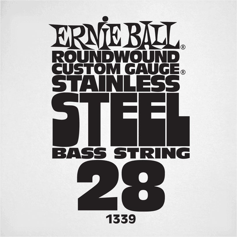 ERNIE BALL .028W STAINLESS STEEL ELECTRIC BASS STRING SINGLE