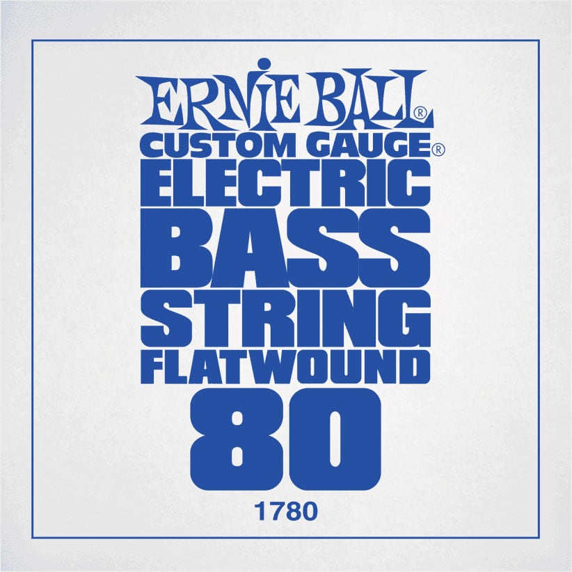 ERNIE BALL .080 FLATWOUND ELECTRIC BASS STRING SINGLE