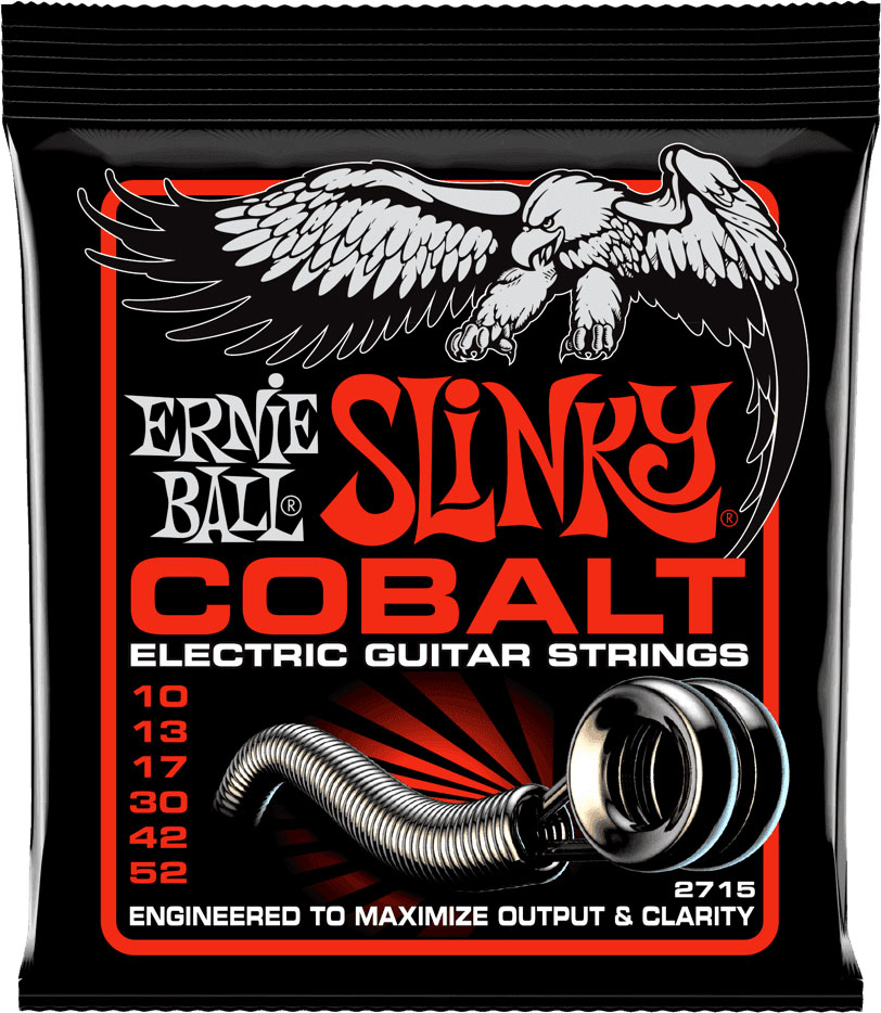 ERNIE BALL 2715 SLINKY COBALT SKINNY TOP HEAVY BOTTOM 10-52