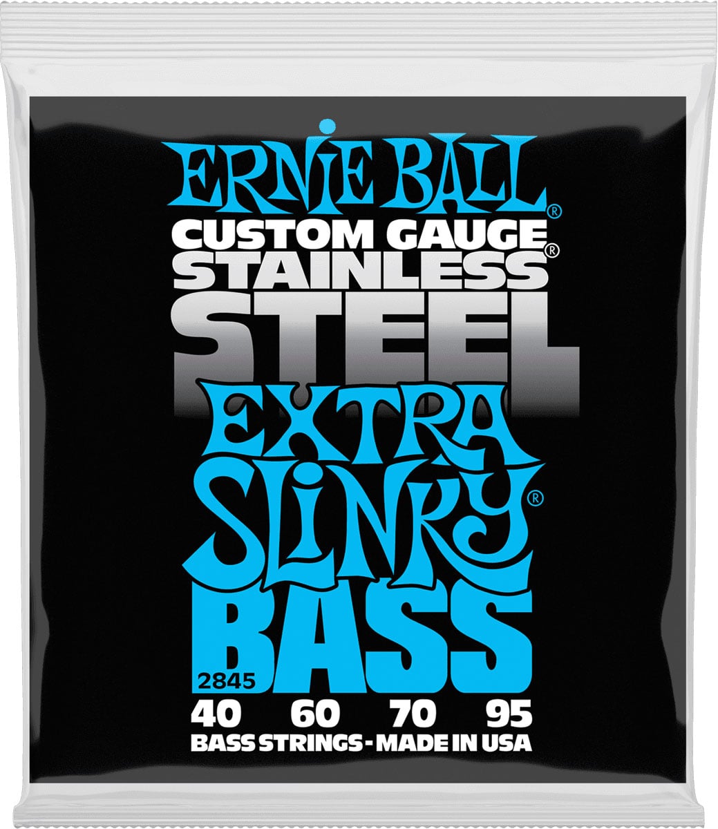 ERNIE BALL EXTRA SLINKY BASS STAINLESS STEEL 40-95 2845