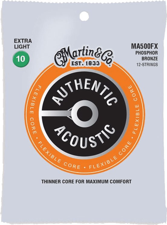 MARTIN & CO MA500FX BRONZE PHOSPHOREUX BRONZE 12 CORDES EXTRA LIGHT