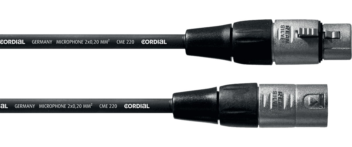 CORDIAL MICROPHONE CABLE 20 M