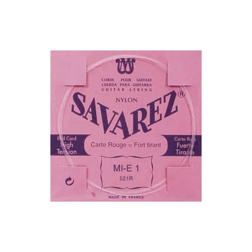 SAVAREZ CORDE A L'UNITE 526R MI GRAVE - ROUGE- TIRANT NORMAL