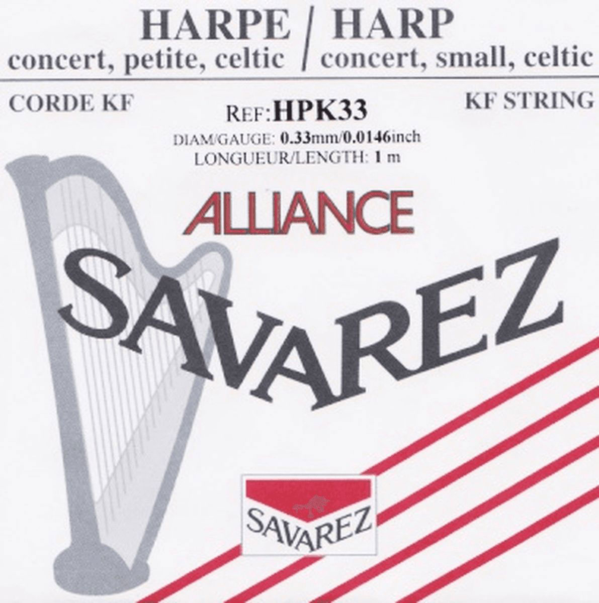 SAVAREZ HARP ALLIANCE STRING DIAMETER 0,33MM