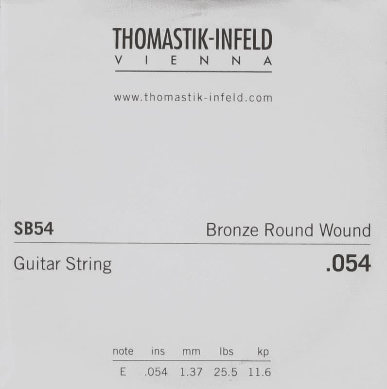 THOMASTIK STRINGS ACOUSTIC GUITAR SPECTRUM RETAIL STRINGS .054 RW