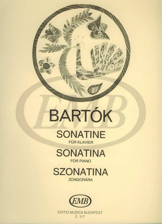 EMB (EDITIO MUSICA BUDAPEST) BARTOK B. - SONATINA - PIANO