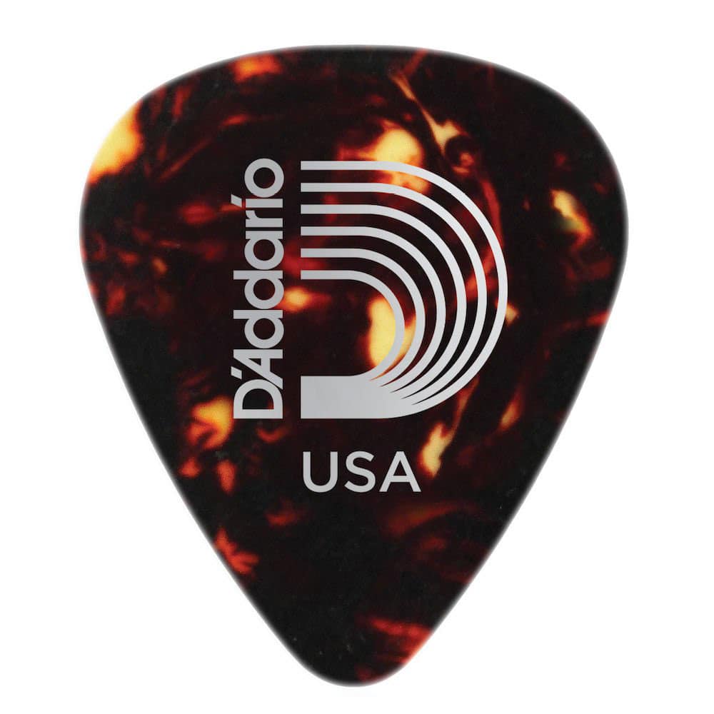 D'ADDARIO AND CO SHELL-COLOR CELLULOID GUITAR PICKS LIGHT