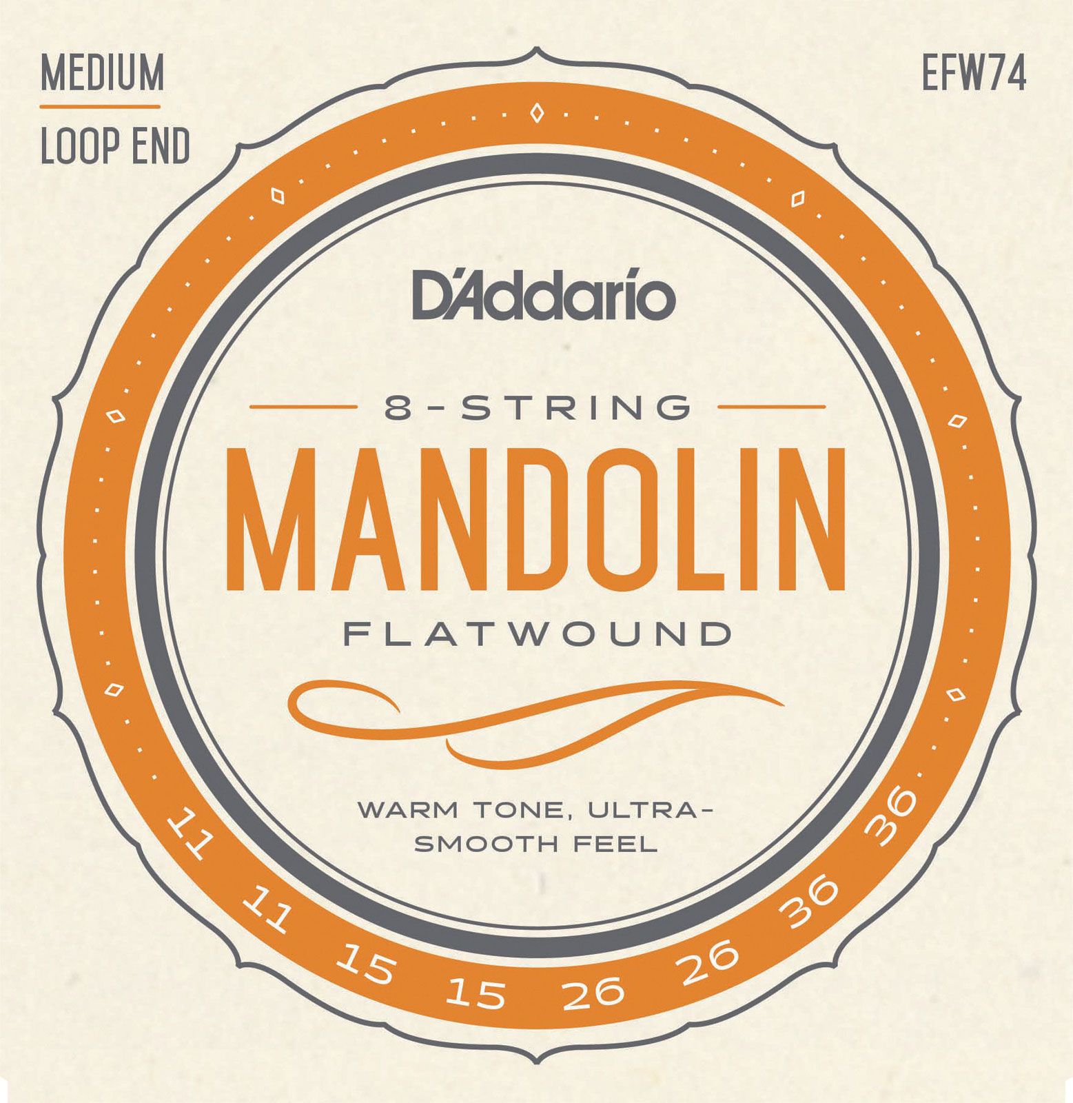 D'ADDARIO AND CO EFW74 STRINGS FOR MANDOLIN
