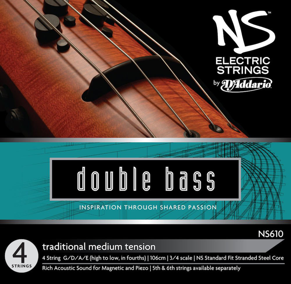 D'ADDARIO AND CO 4/4 NS ELECTRIC TRADITIONAL SET 4/4