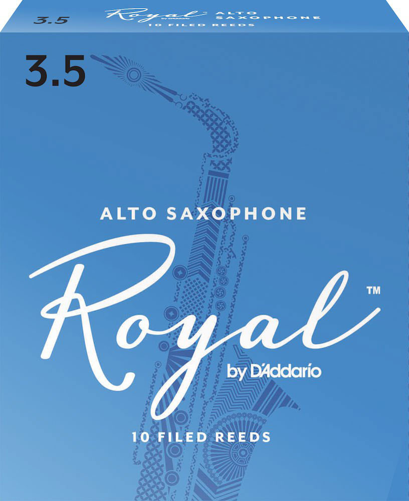 D'ADDARIO - RICO ROYAL ALTO SAXOPHONE REEDS 3.5