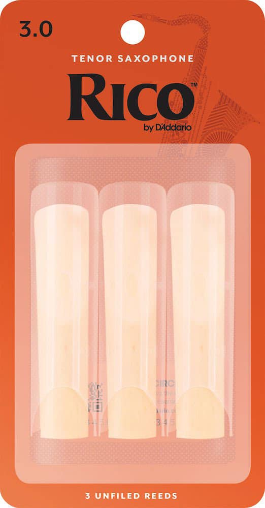 D'ADDARIO - RICO ORANGE TENOR SAXOPHONE REEDS 3