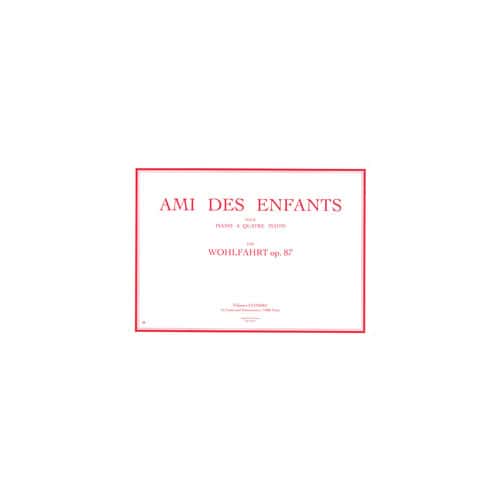 COMBRE WOHLFAHRT HEINRICH - AMI DES ENFANTS OP.87 - PIANO A 4 MAINS