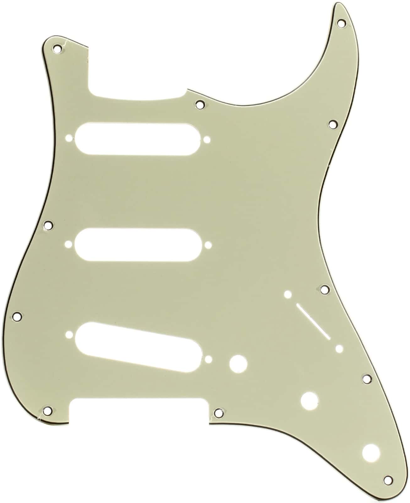 FENDER PICKGUARD STRAT SSS MINT GREEN