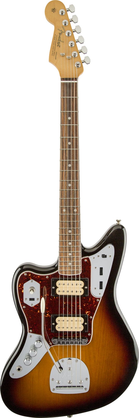 FENDER KURT COBAIN JAGUAR LHED RW, 3-COLOR SUNBURST